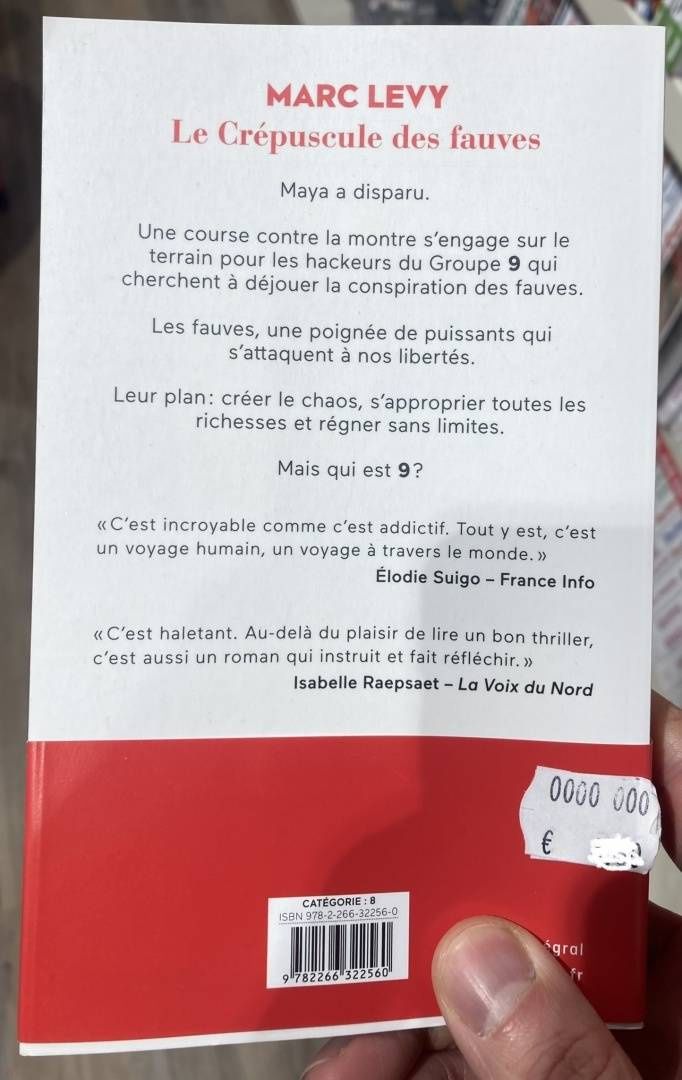 Marc Levy: Le Crepuscule des fauves