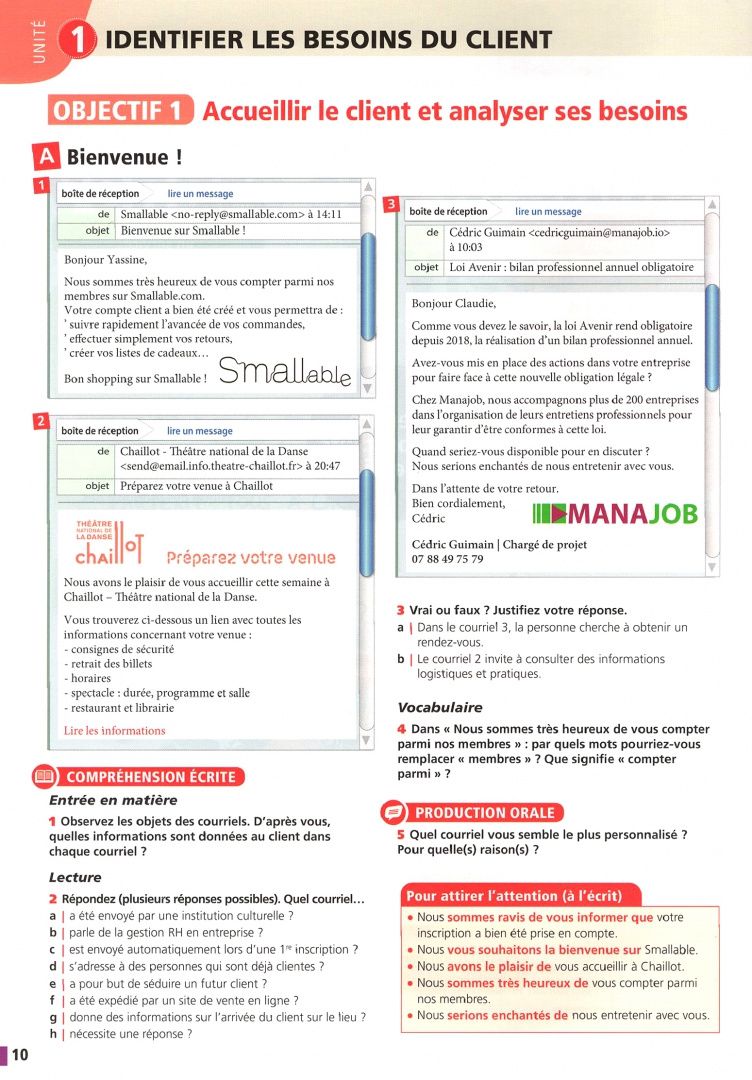 Amandine Diogo: Edito Pro niv. B1 - Module Vendre ses produits et services