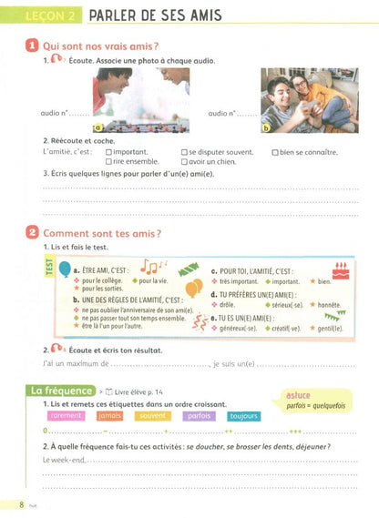 Florence Guemas: Imagine 2. A2.1. Cahier d'activités + Didierfle App (+CD)