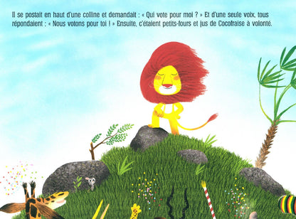 Martin Baltscheit: L'histoire du lion qui voulait etre president