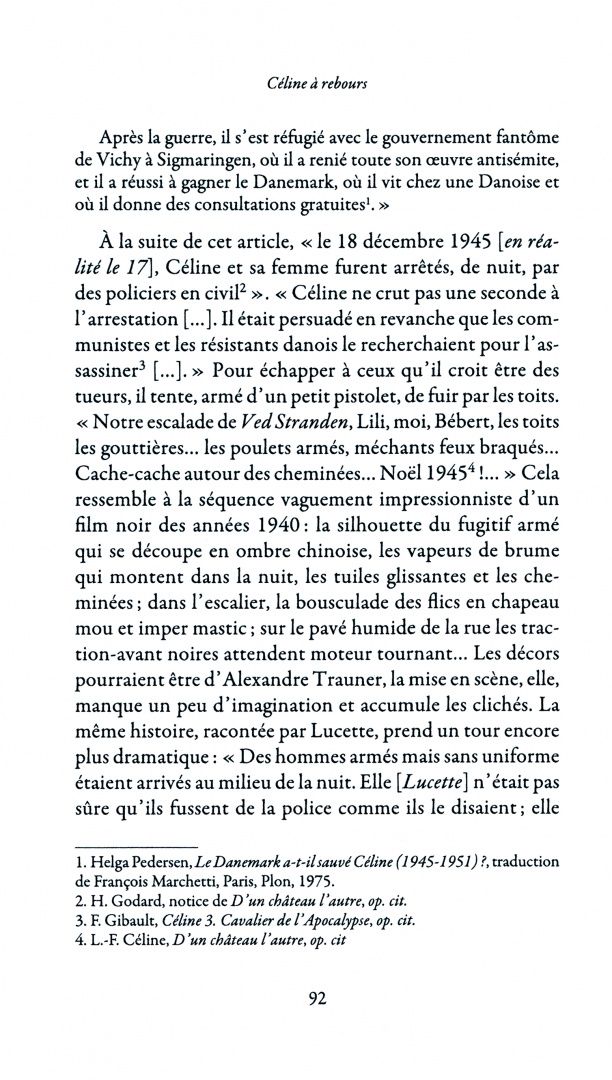 Emile Brami: Celine a rebours