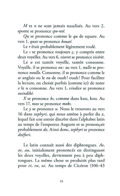 Claude Terreaux: Vous reprendrez bien un peu de latin