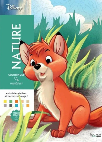 Coloriages mysteres Disney Nature раскраска Волшебный мир Диснея Природа /Книги на английском языке