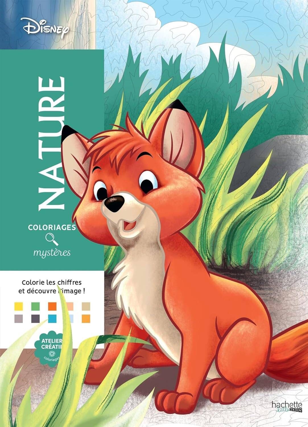 Coloriages mysteres Disney Nature раскраска Волшебный мир Диснея Природа /Книги на английском языке