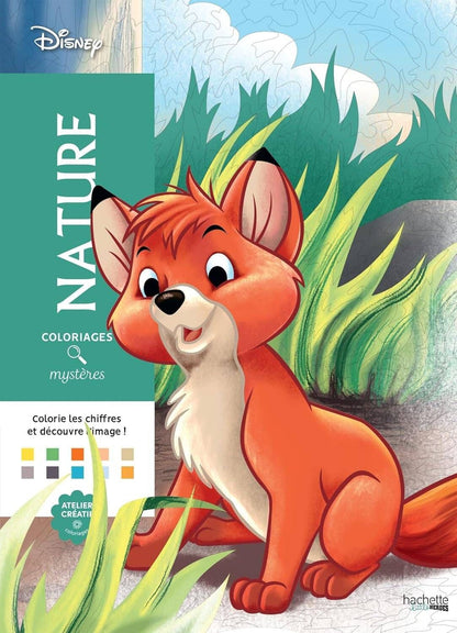 Coloriages mysteres Disney Nature раскраска Волшебный мир Диснея Природа /Книги на английском языке