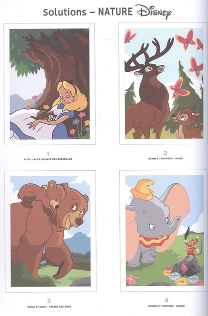 Coloriages mysteres Disney NATURE