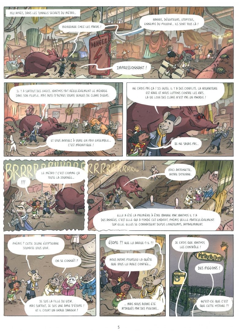 Joris Chamblain: Les Souris du Louvre. Tome 5. La plume et l'épée