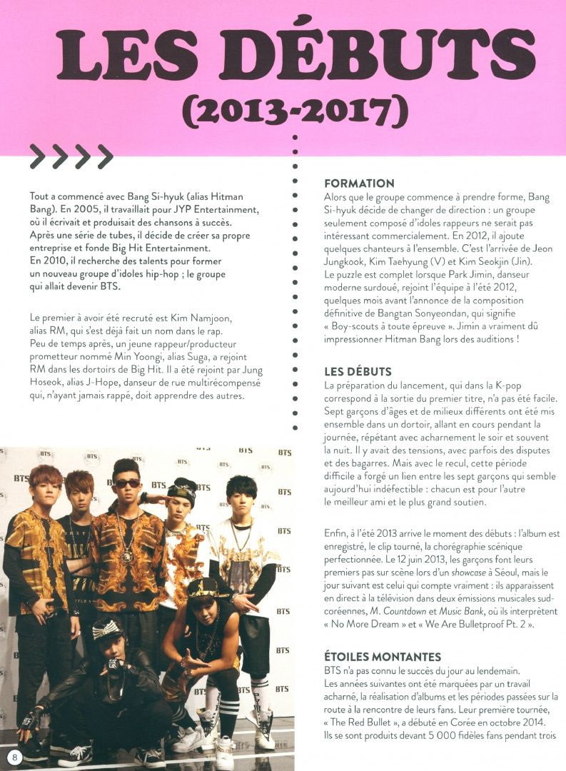 Becca Wright: BTS. Le Fan Guide