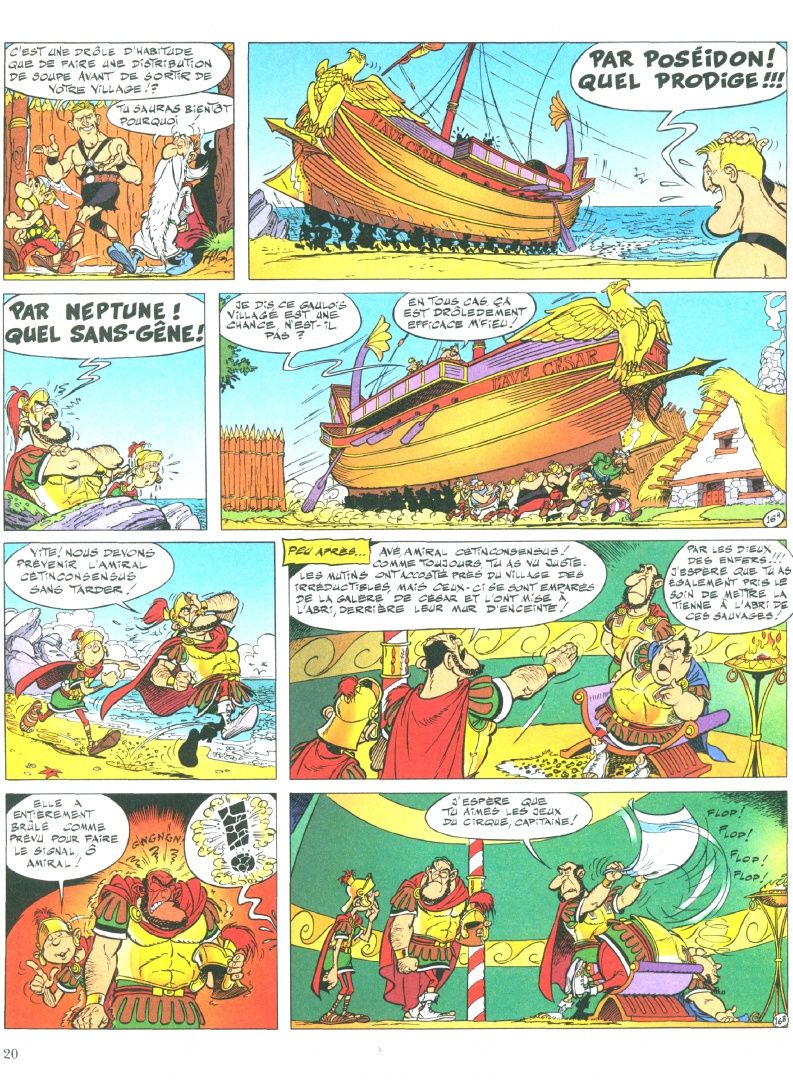 Albert Uderzo: Asterix. Tome 30. La galere d'Obelix. Комикс