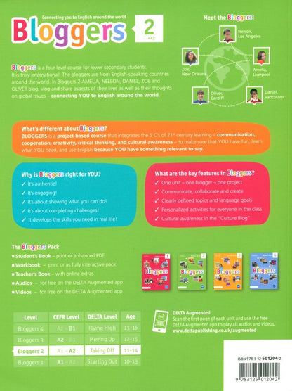 Sonia Louis: Bloggers 2. A1-A2. Student's Book with digital extras
