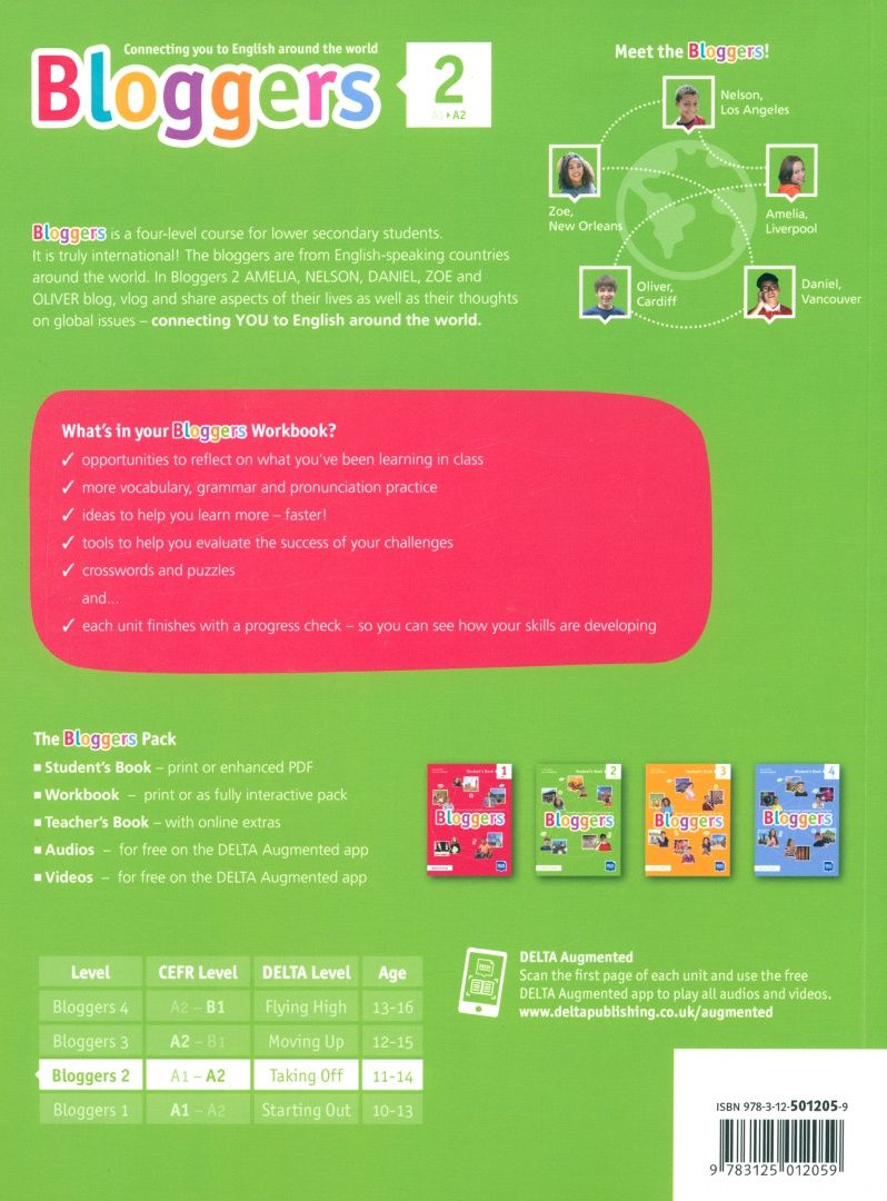 Laura Broadbent: Bloggers 2. A1-A2. Workbook with digital extras