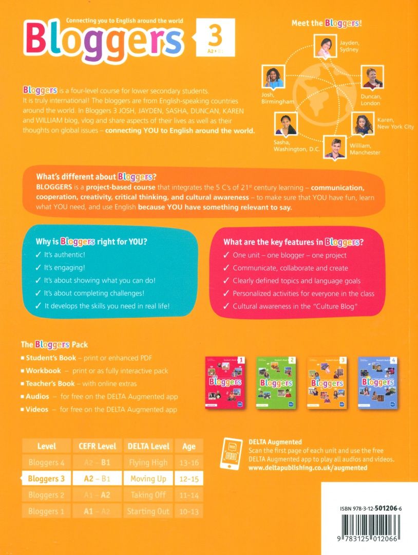 Karen Petteni: Bloggers 3. A2-B1. Student's Book with digital extras
