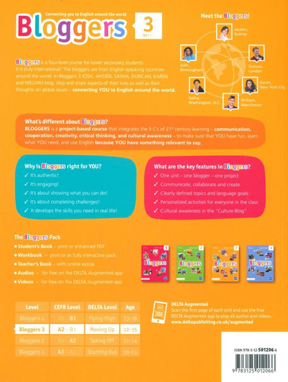 Karen Petteni: Bloggers 3. A2-B1. Student's Book with digital extras