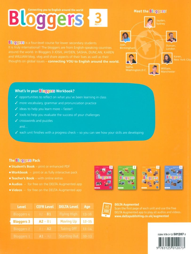 Karen Petteni: Bloggers 3. A2-B1. Workbook with digital extras