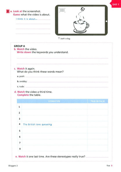 Karen Petteni: Bloggers 3. A2-B1. Workbook with digital extras