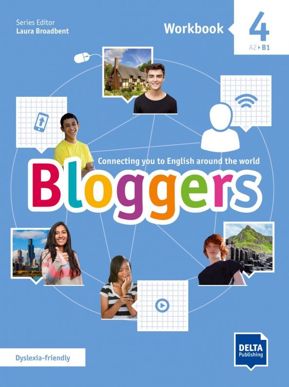 Celine Merlet: Bloggers 4. A2-B1. Workbook with digital extras