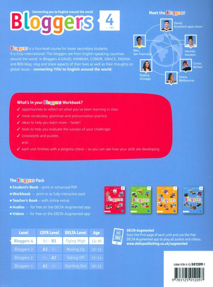 Celine Merlet: Bloggers 4. A2-B1. Workbook with digital extras