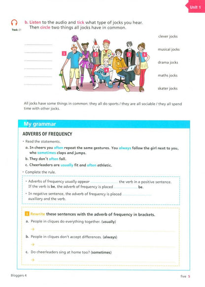 Celine Merlet: Bloggers 4. A2-B1. Workbook with digital extras