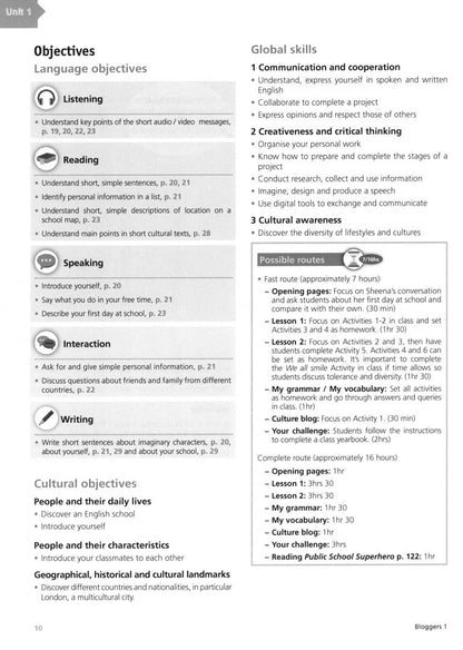 Laura Broadbent: Bloggers 1. A1-A2. Teacher's Book