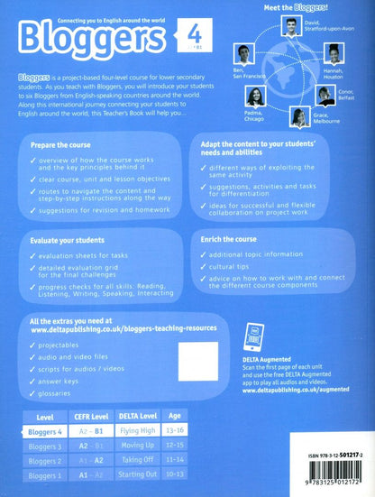 Laura Broadbent: Bloggers 4. A2-B1. Teacher's Book