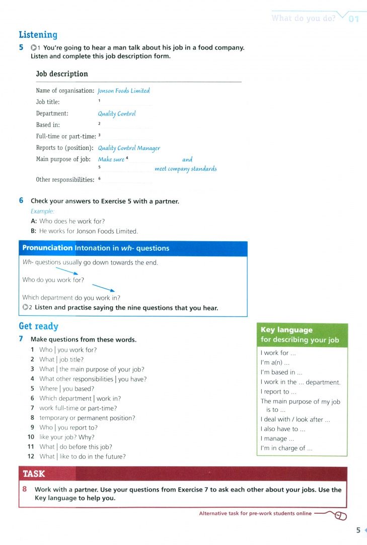 Mark Tulip: Heads up. B1. Spoken English for business. Student’s Book with audios online