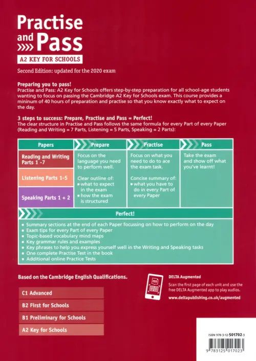 Practise and Pass. A2 Key for Schools. Preparation for Cambridge English Qualifications