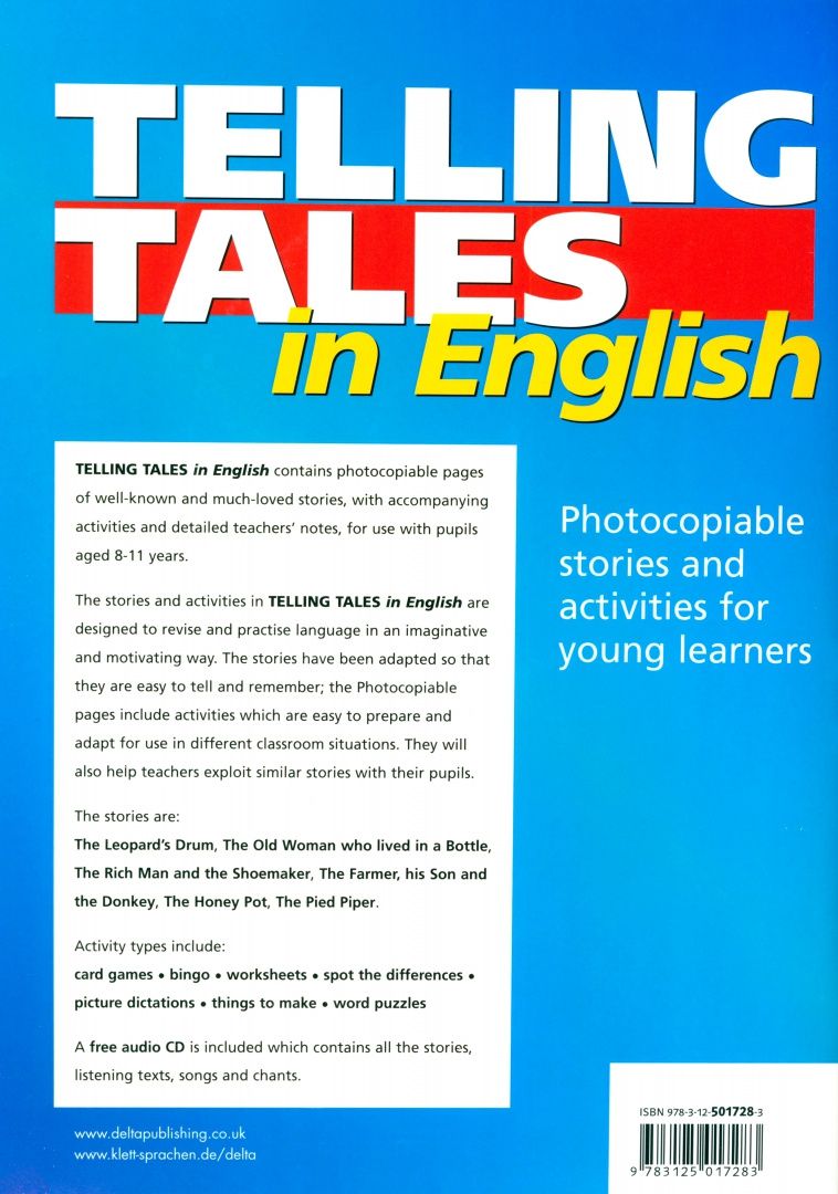 Megan James: Telling Tales in English. 6 stories for young learners - and how to use them! + Audio-CD