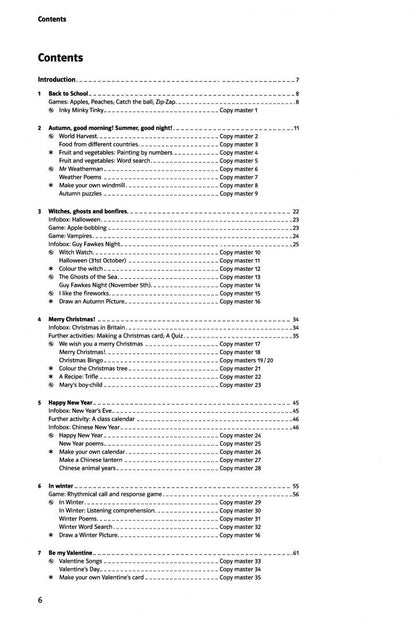 Brigitte Schanz-Hering: Around the year. Songs, activities and fun with photocopiable activities and audio-CD