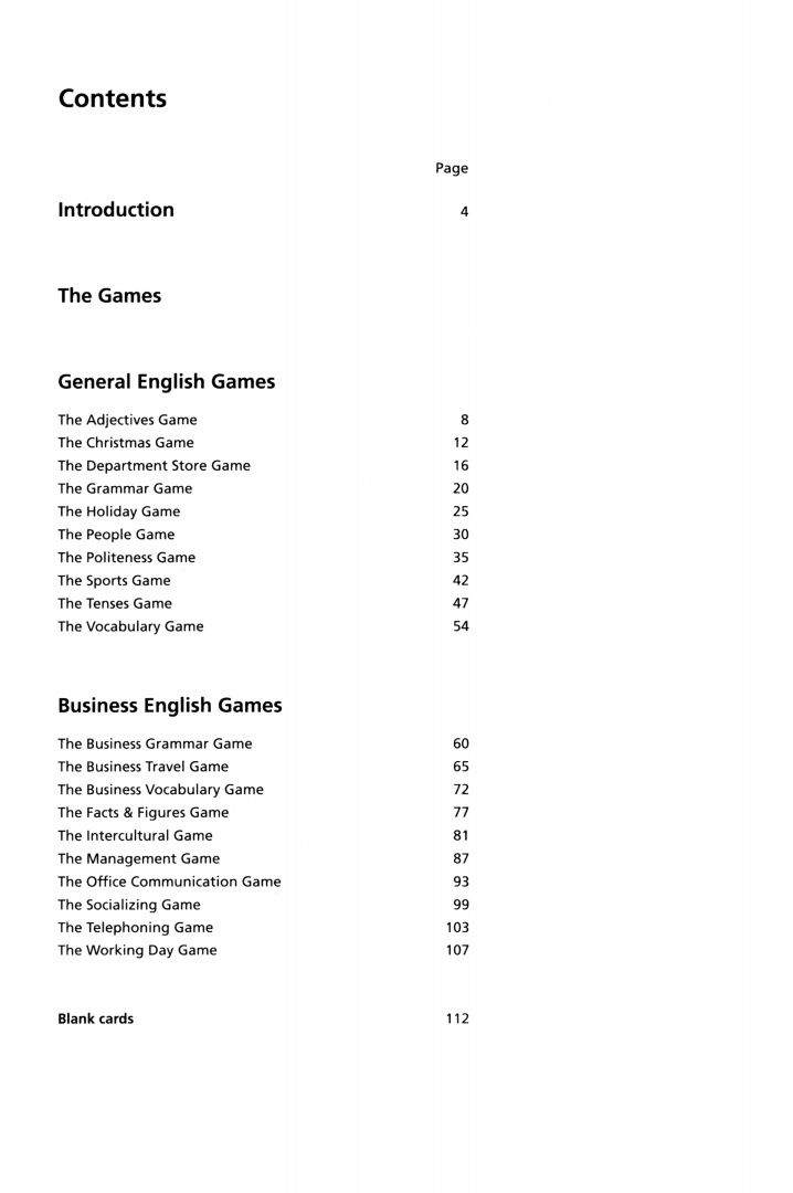 Ann Schmid: The Games Book. 20 photocopiable board games. Book with photocopiable material