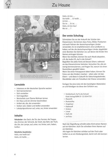 Auf in die Schule! Lehrerhandbuch. Buch + Kopiervorlagen
