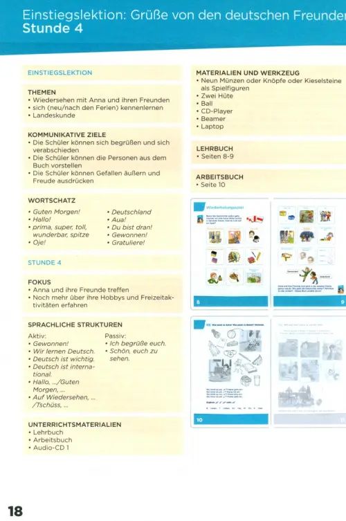 Hallo Anna 2 neu. Deutsch für Kinder. Lehrerhandbuch mit Bildkarten und CD-ROM mit Kopiervorlagen