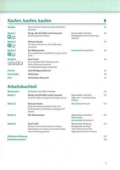 Tanja Sieber: Aspekte neu. B1 plus. Lehr- und Arbeitsbuch. Teil 2. Mittelstufe Deutsch (+CD)