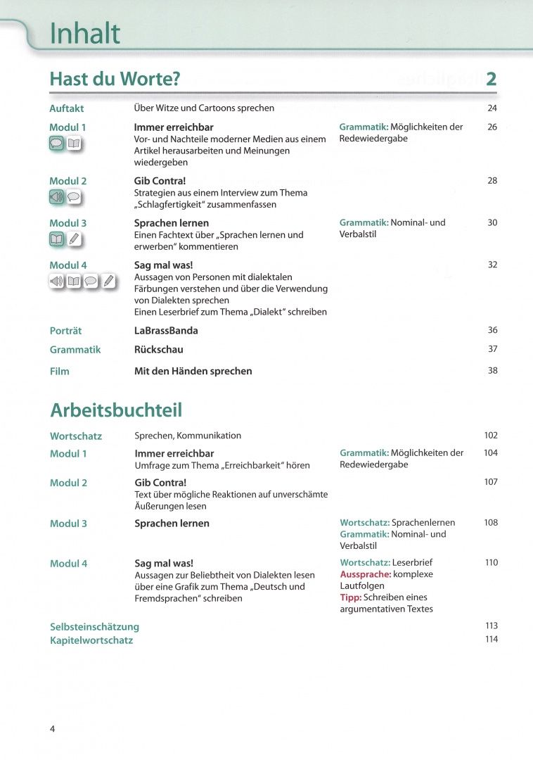 Tanja Sieber: Aspekte neu. C1. Lehr- und Arbeitsbuch. Teil 1. Mittelstufe Deutsch (+CD)