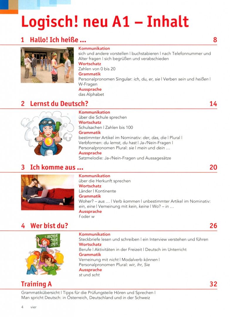 Sarah Fleer: Logisch! Neu. A1. Kursbuch mit Audios