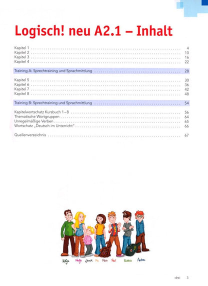 Paul Rusch: Logisch! neu. A2.1. Arbeitsbuch mit Audios