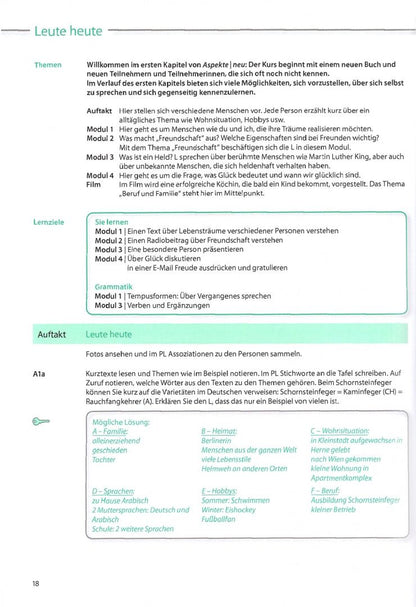 Tanja Sieber: Aspekte neu. B1 plus. Unterrichtshandbuch inklusive Lizenzcode fur das Digitale Unterrichtspaket