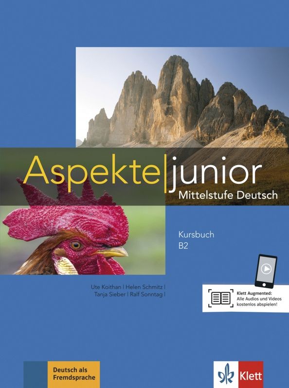 Tanja Sieber: Aspekte junior. B2. Kursbuch mit Audios zum Download