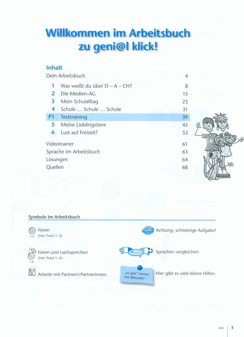 Petra Pfeifhofer: Geni@l klick. A1.1. Arbeitsbuch mit Audios und Videos