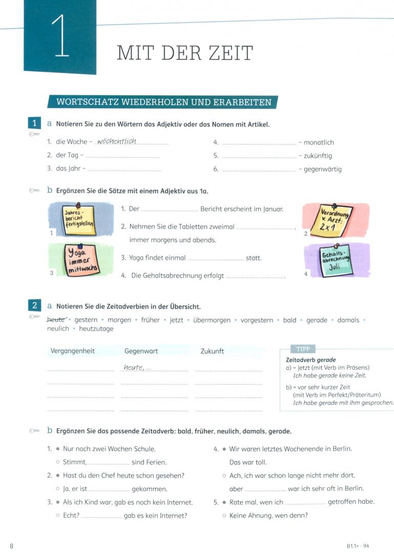 Tanja Sieber: Kontext. B1+. Ubungsbuch mit Audios. Deutsch als Fremdsprache