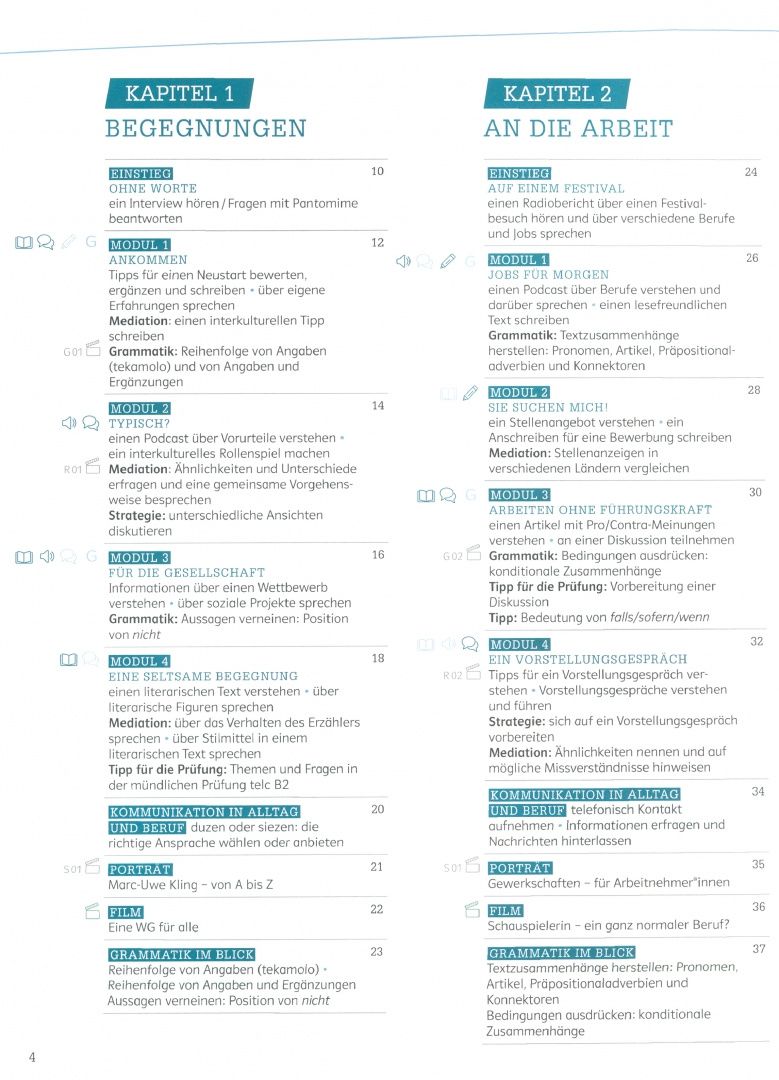 Tanja Sieber: Kontext. B2. Kursbuch mit Audios und Videos. Deutsch als Fremdsprache