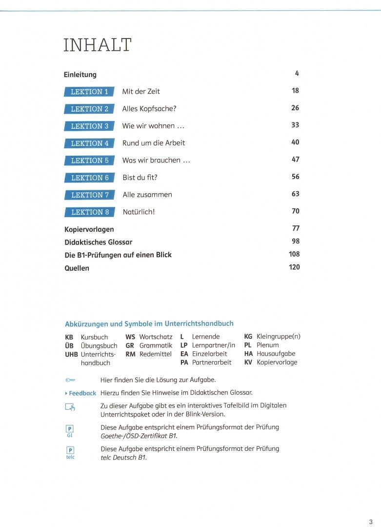Birgitta Frohlich: Kontext. B1+ express. Unterrichtshandbuch. Deutsch als Fremdsprache