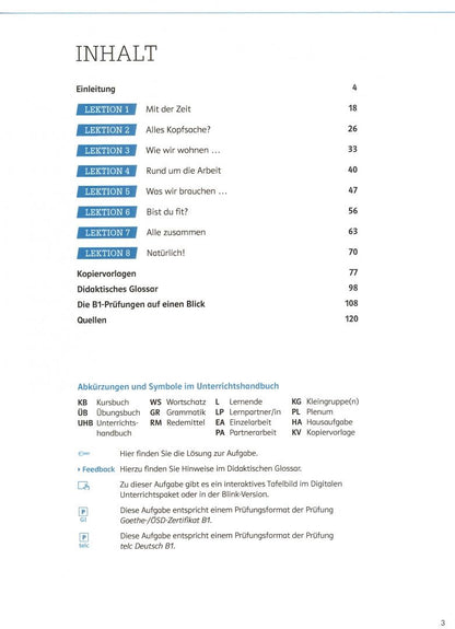 Birgitta Frohlich: Kontext. B1+ express. Unterrichtshandbuch. Deutsch als Fremdsprache