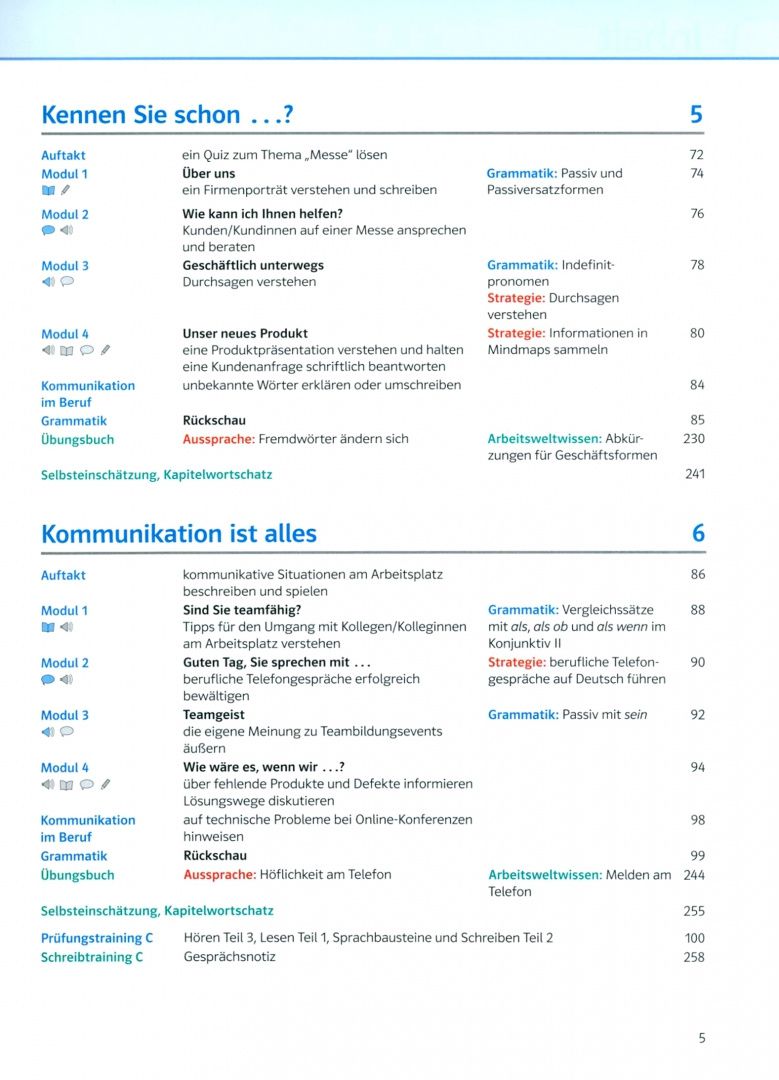 Helen Schmitz: Aspekte Beruf B2. Deutsch für Berufssprachkurse. Kurs- und Übungsbuch mit Audios