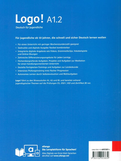 Paul Rusch: Logo! A1.2. Deutsch für Jugendliche. Übungsbuch mit Audios