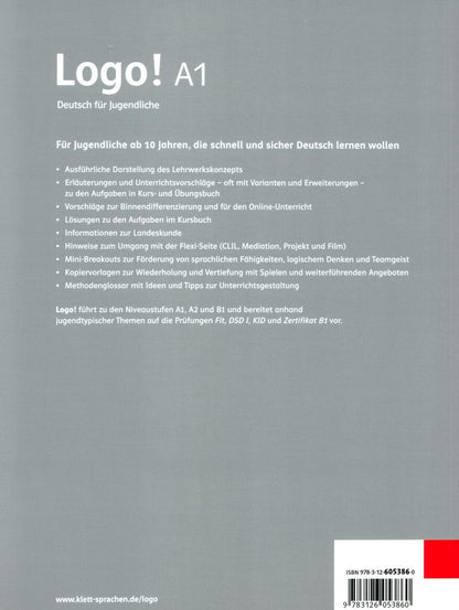 Anna Pilaski: Logo! A1. Deutsch für Jugendliche. Unterrichtshandbuch