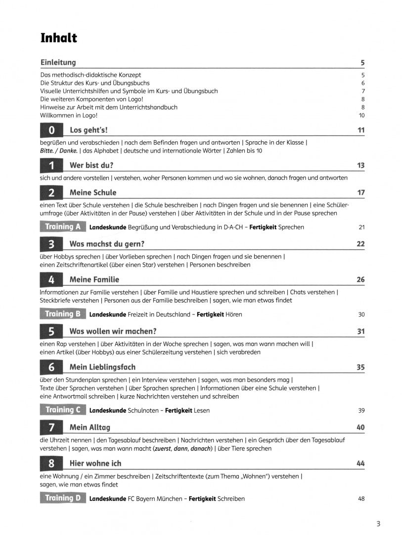 Anna Pilaski: Logo! A1. Deutsch für Jugendliche. Unterrichtshandbuch