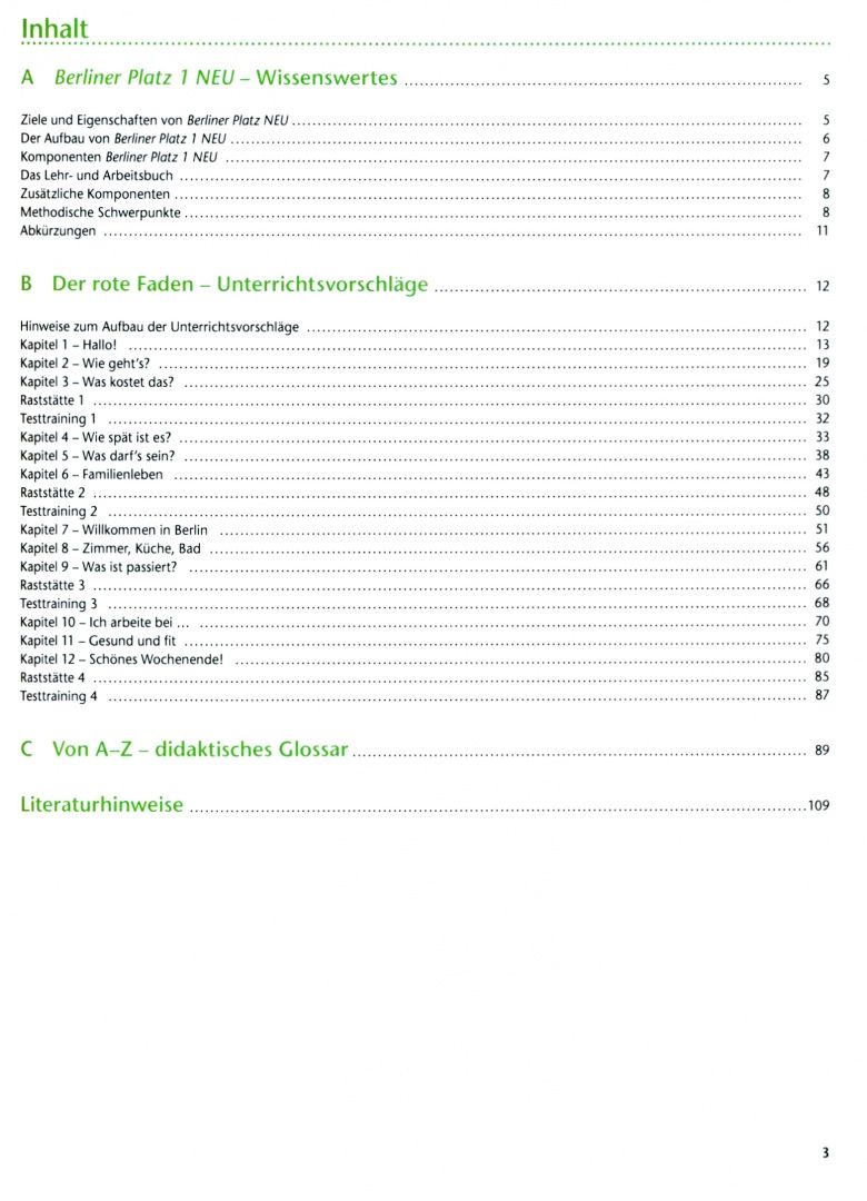 Berliner Platz 1 NEU. Deutsch im Alltag. Lehrerhandbuch