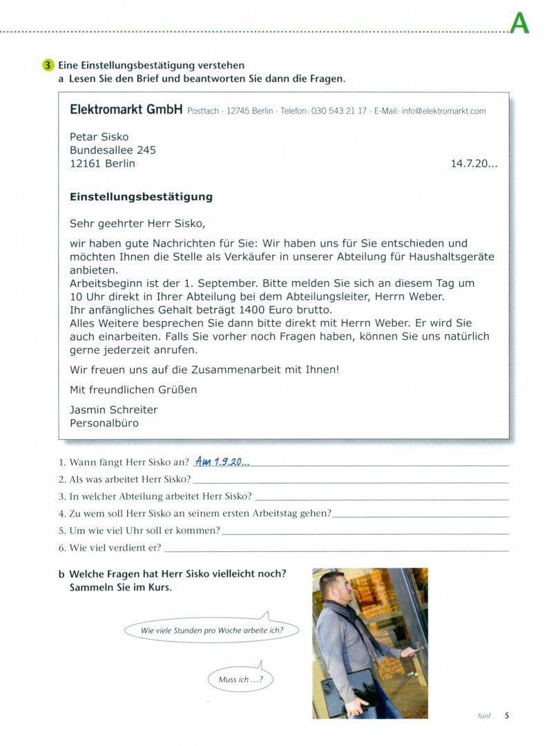 Susan Kaufmann: Berliner Platz 2 NEU. Deutsch im Alltag. Treffpunkt Beruf A2 mit Audio-CD