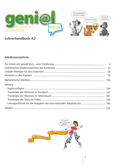 Petra Pfeifhofer: Geni@l klick. A2. Lehrerhandbuch mit integriertem Kursbuch