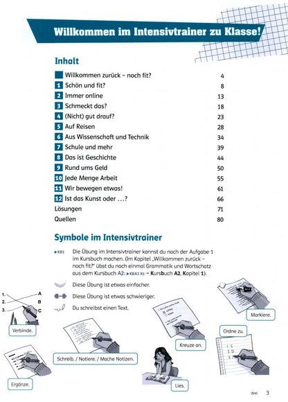 Sarah Fleer: Klasse! B1. Intensivtrainer. Deutsch fur Jugendliche